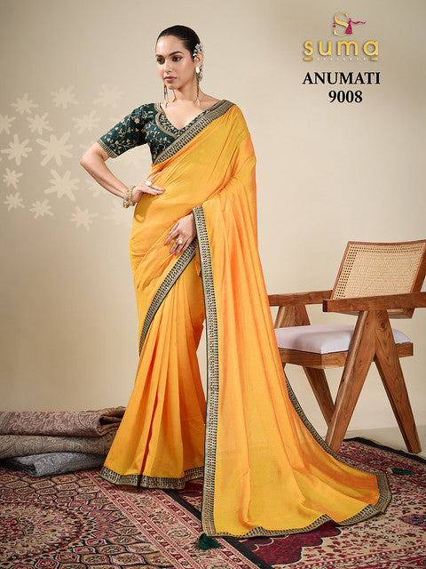 Suma Anumati Vichitra Art Silk  9008 Festival Wear Saree Collection 2025