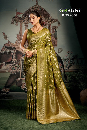 Gobuni Sanskruti Premium Soft Silk 2001 Festival wear Saree