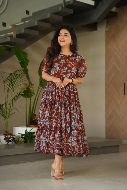 Mohini 9233 Georgette Printed Women Frock Kurti 2025
