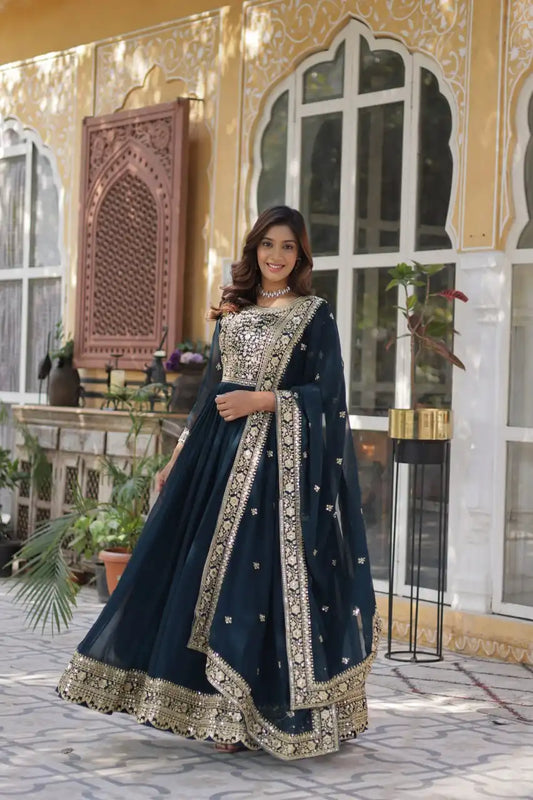 Moni 1153 Designer Ladies Premium Designer Readymade Gown Wholesale 2025
