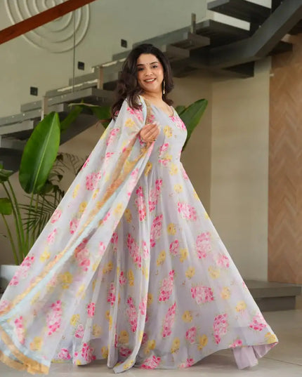 MONI 1167 Girl Premium Readymade Designer Gown Dupatta Collection