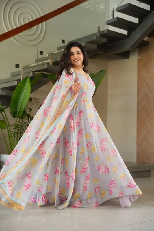 MONI 1167 Girl Premium Readymade Designer Gown Dupatta Collection