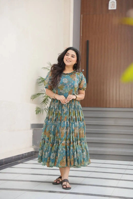 Mohini 9248 Georgette Printed Ladies Frock
