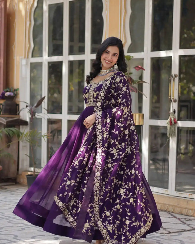 Mohini 9224 Designer Ladies Gown With Dupatta Dress 2025