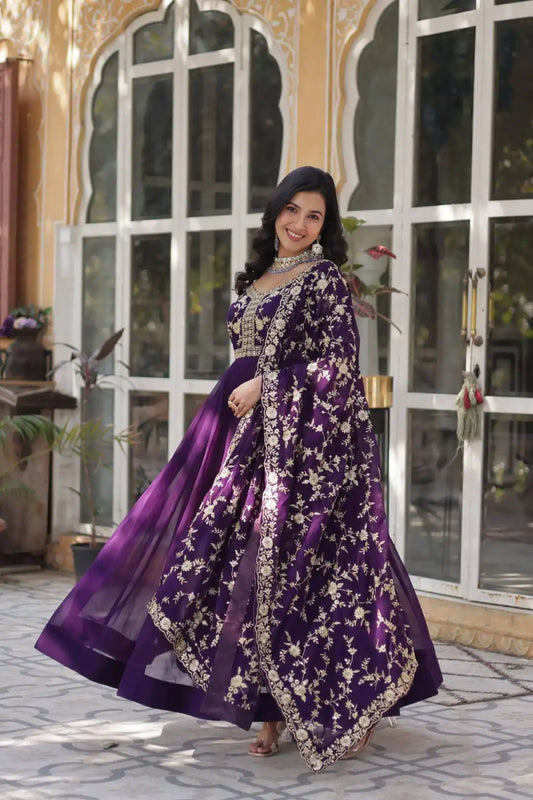 Mohini 9224 Designer Ladies Gown With Dupatta Dress 2025