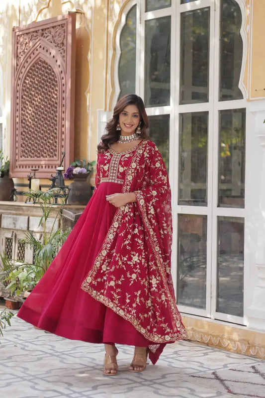 Mohini 9224 Ladies Gown With Dupatta Dress Collection 2025