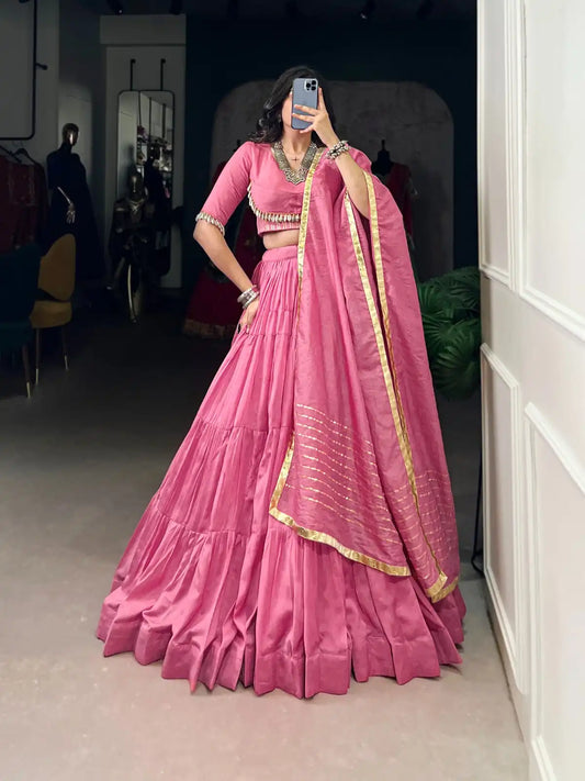 WMN 1609 Pure Chanderi Lehenga Choli Online 2025