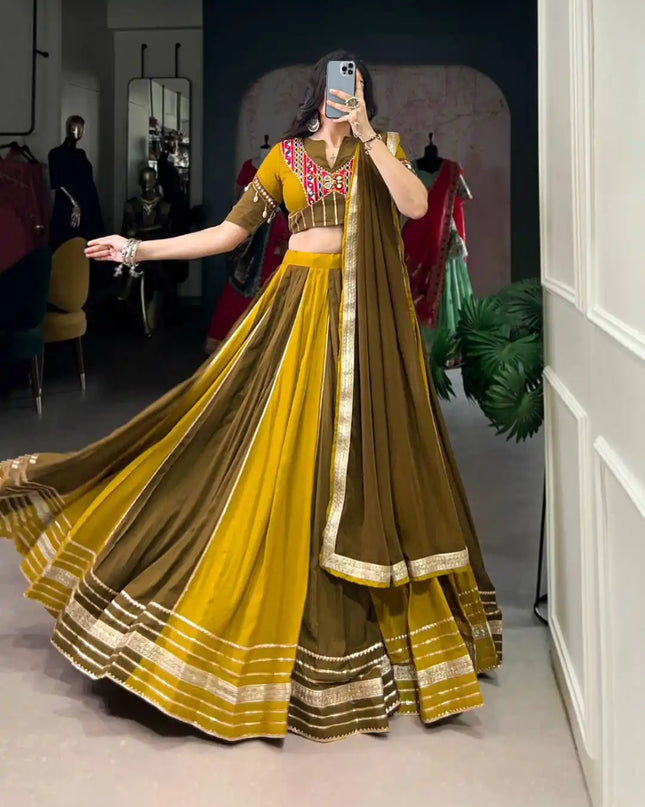 WMN 1613 Pure Rayon Navratri Lehenga Choli 2025