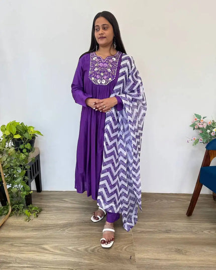 Yasu Vol 69 Pure Lilan  Blue Kurti Pant Dupatta Collection