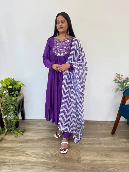 Yasu Vol 69 Pure Lilan  Blue Kurti Pant Dupatta Collection