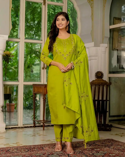 Lila Vol 16 Marina Silk Readymade Kurti Pant Dupatta Collection