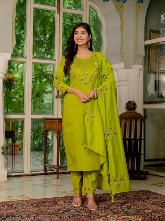 Lila Vol 16 Marina Silk Readymade Kurti Pant Dupatta Collection