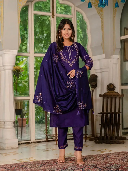 Lila Vol 16 Marina Silk Readymade Suit Heavy Hand Made Work