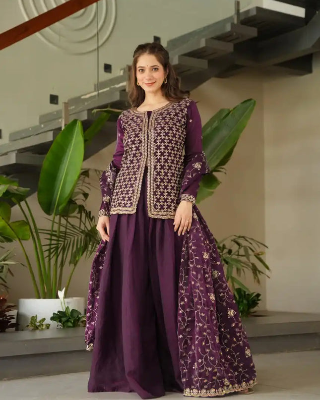 Mohini 9247 Fendy Palazzo Kurti Dupatta With Embroidery Work 2025