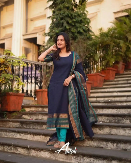 Yasu Vol 57 Kanchi Cotton South Style Kurti Pant Set Design