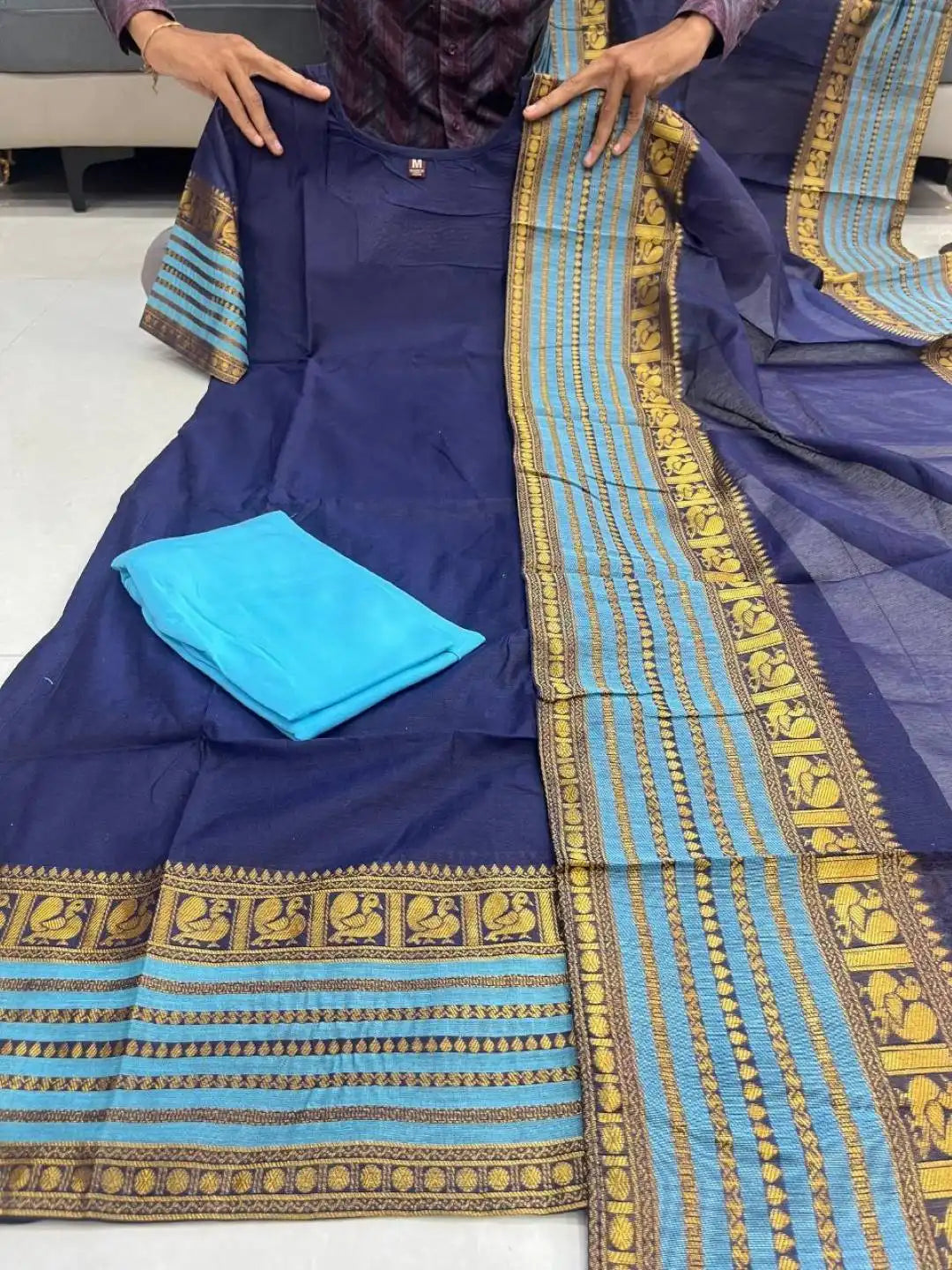 Yasu Vol 57 Kanchi Cotton South Style Kurti Pant Set Design