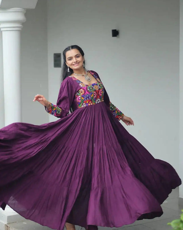 Mohini 9255 Purple Color Navratri Gown Collections 2025