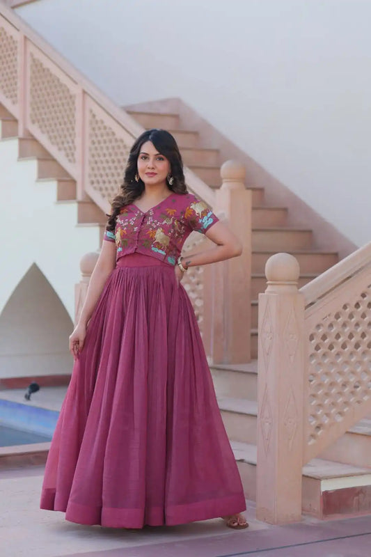 Moni 1170 Ladies Readymade Koti Gown For Women Collection