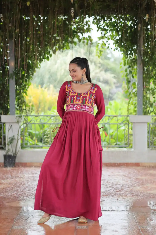 Moni 1183 Rayon Kurti Navratri Western Collection 2025