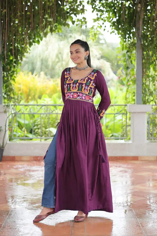 Moni 1183 Rayon Kurti Western Collection 2025