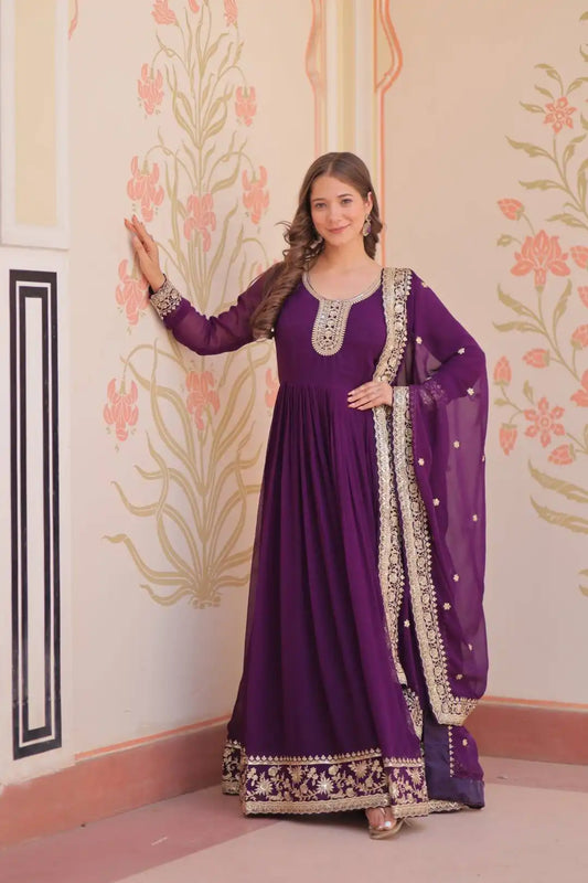 Mohini 9241 Readymade Gown Dupatta Collection