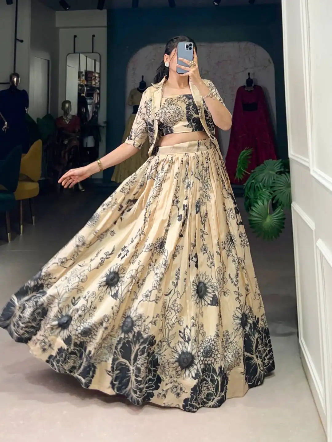WMN 1129 Tussar Silk Wedding Festive Lehenga Collection