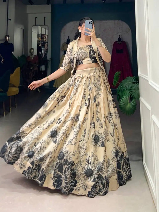 WMN 1129 Tussar Silk Wedding Festive Lehenga Collection