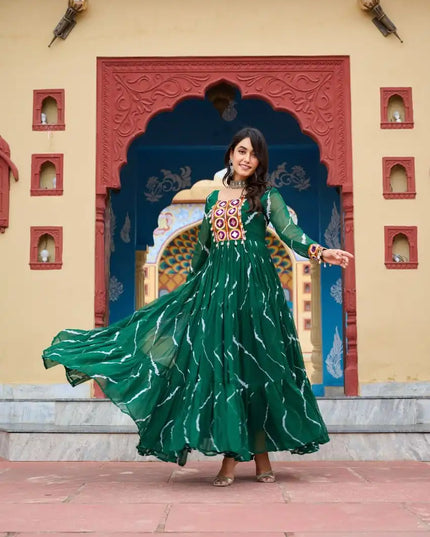 Moni 1187 Anarkali Navratri Kurti Latest Collection