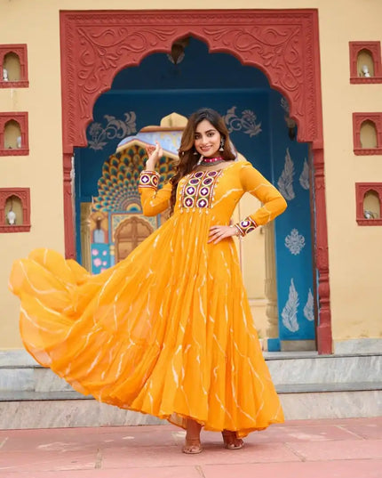 Moni 1187 Anarkali Navratri Kurti Latest Collection 2025