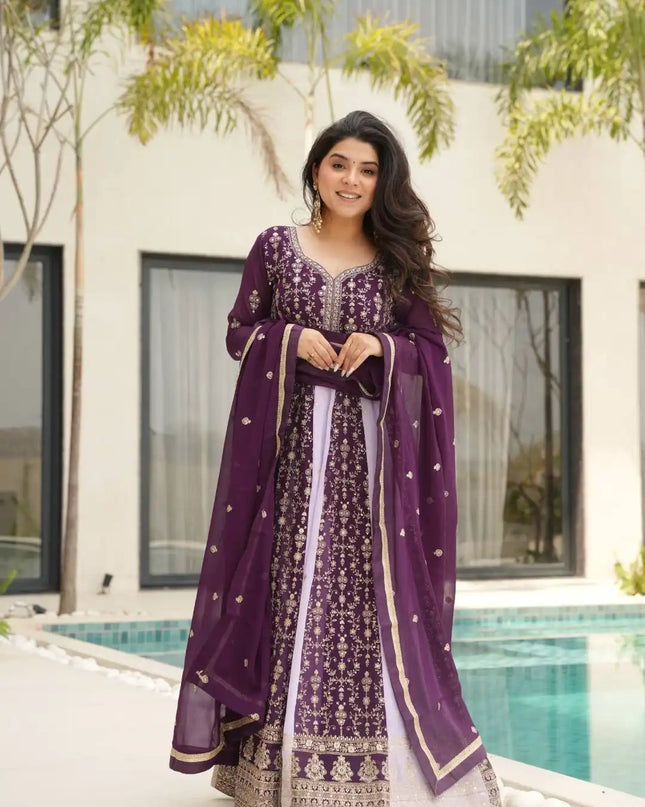 Mohini 9250 Blooming Gown Dupatta Party Wear Collection
