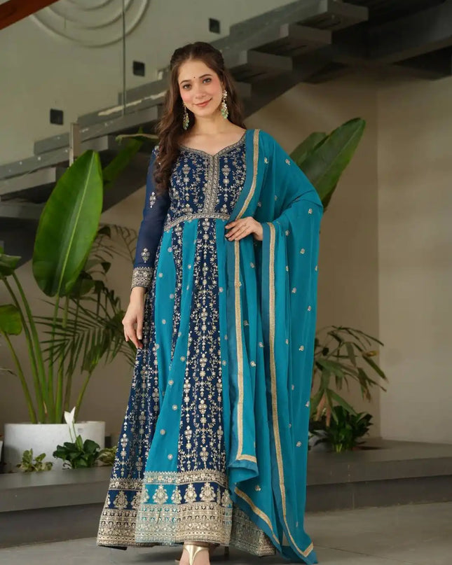 Mohini 9250 Designer Readymade Gown Dupatta Collection