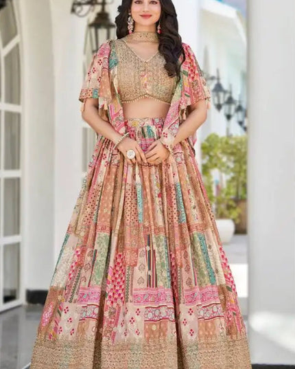 Zeel Queen Chinnon Silk Designer Lehenga Choli Wholesale 2025