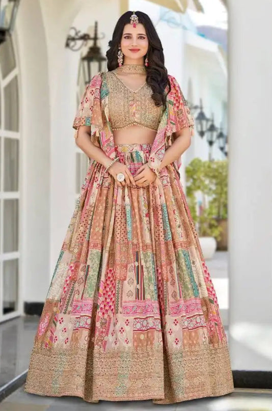 Zeel Queen Chinnon Silk Designer Lehenga Choli Wholesale 2025