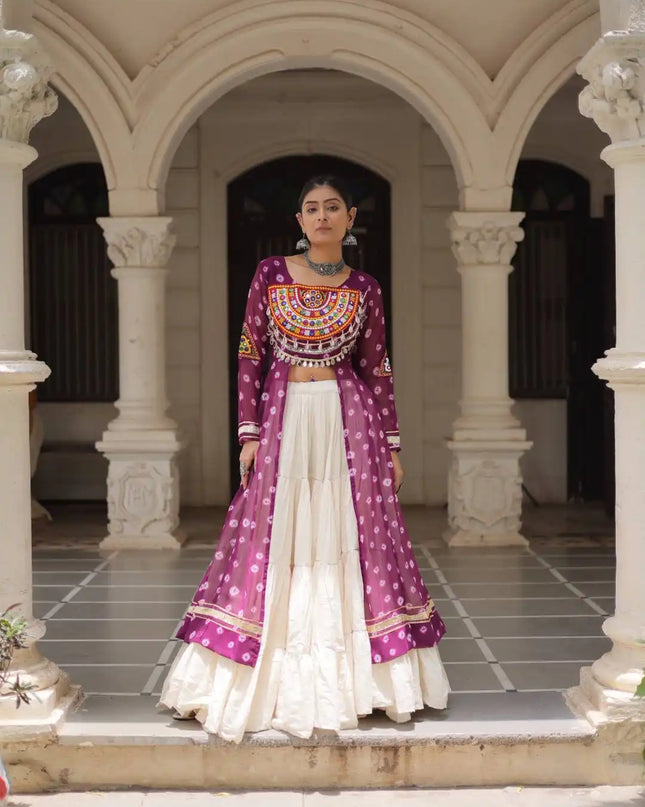 Moni 5043 Kurti Lehenga Navratri Party Collection Online 2025