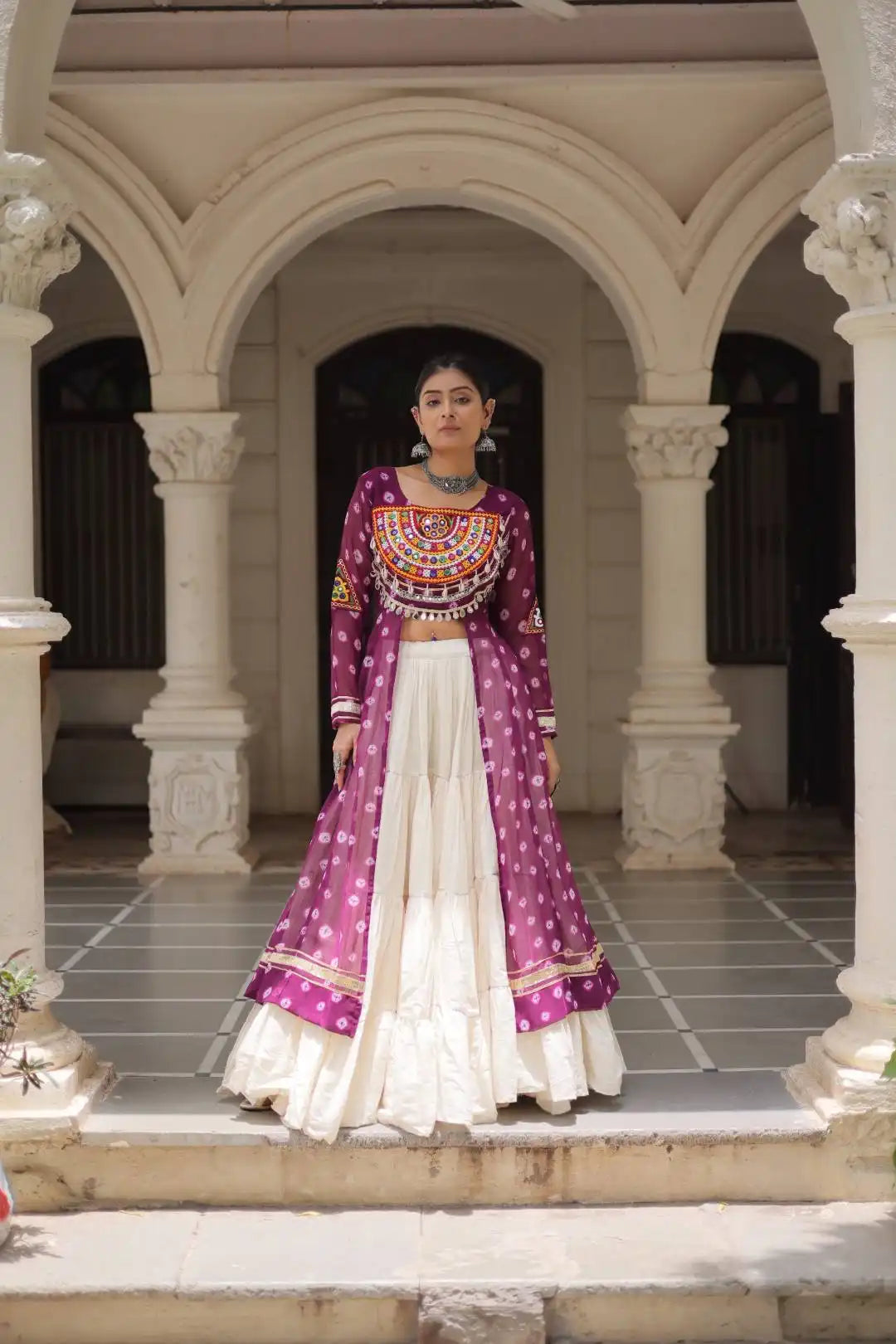 Moni 5043 Kurti Lehenga Navratri Party Collection Online 2025