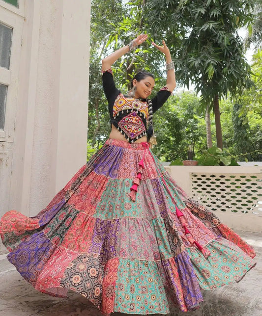 Mohini 7133 Multi Color Cotton Navratri Chaniya Choli