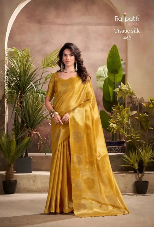 Rajpath Kiri Silk Tissue Silk Party Wear Saree 465