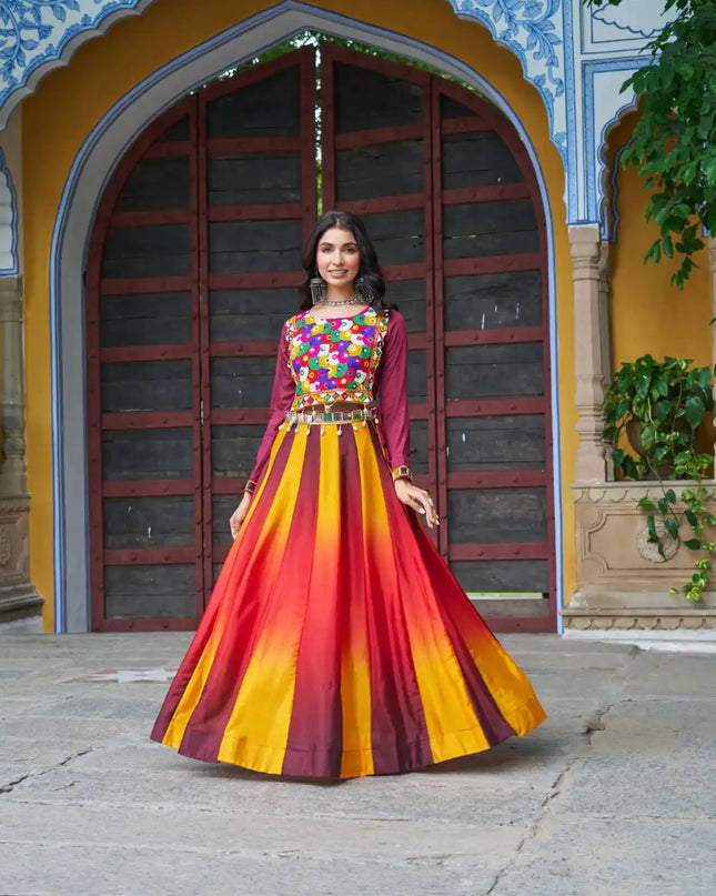 Moni 5045 Multi Color Navratri Lehenga Choli Collection