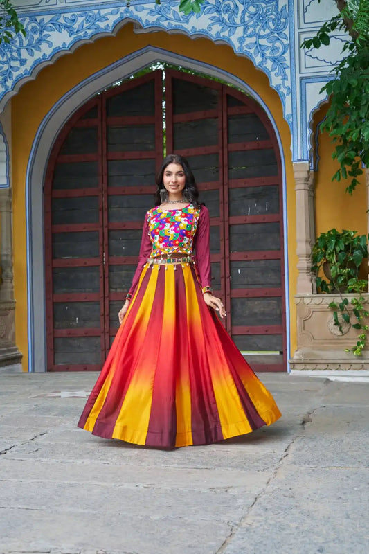Moni 5045 Multi Color Navratri Lehenga Choli Collection