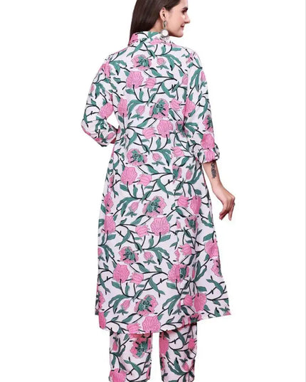 RM Rayon Digital Print Long Co Ord Western Suit Collection