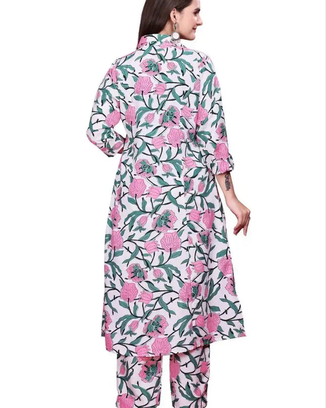 RM Rayon Digital Print Long Co Ord Western Suit Collection