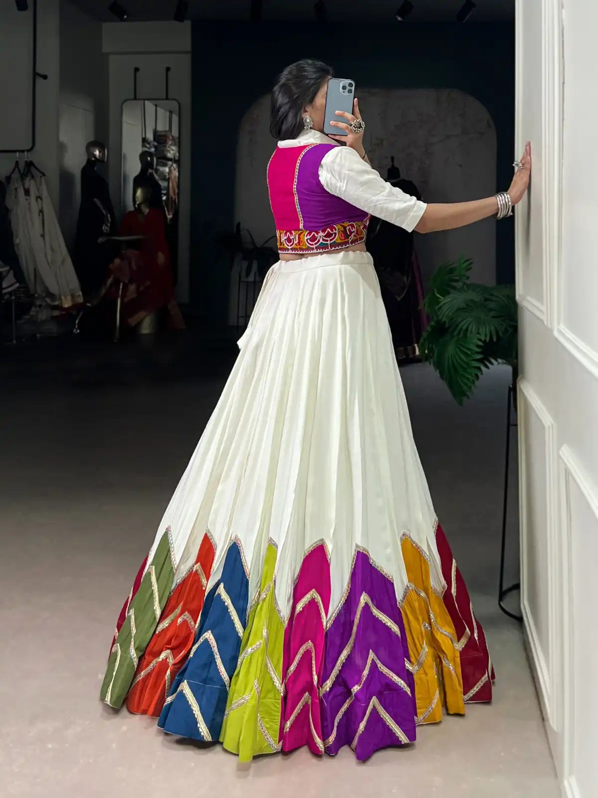 WMN 1660 Rayon Lehenga Choli Navratri Collection