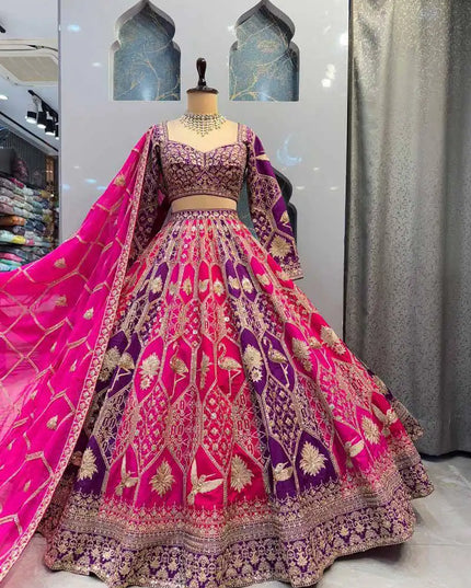 SBD 1780 Chinon Silk Lehenga Choli Sequence Work