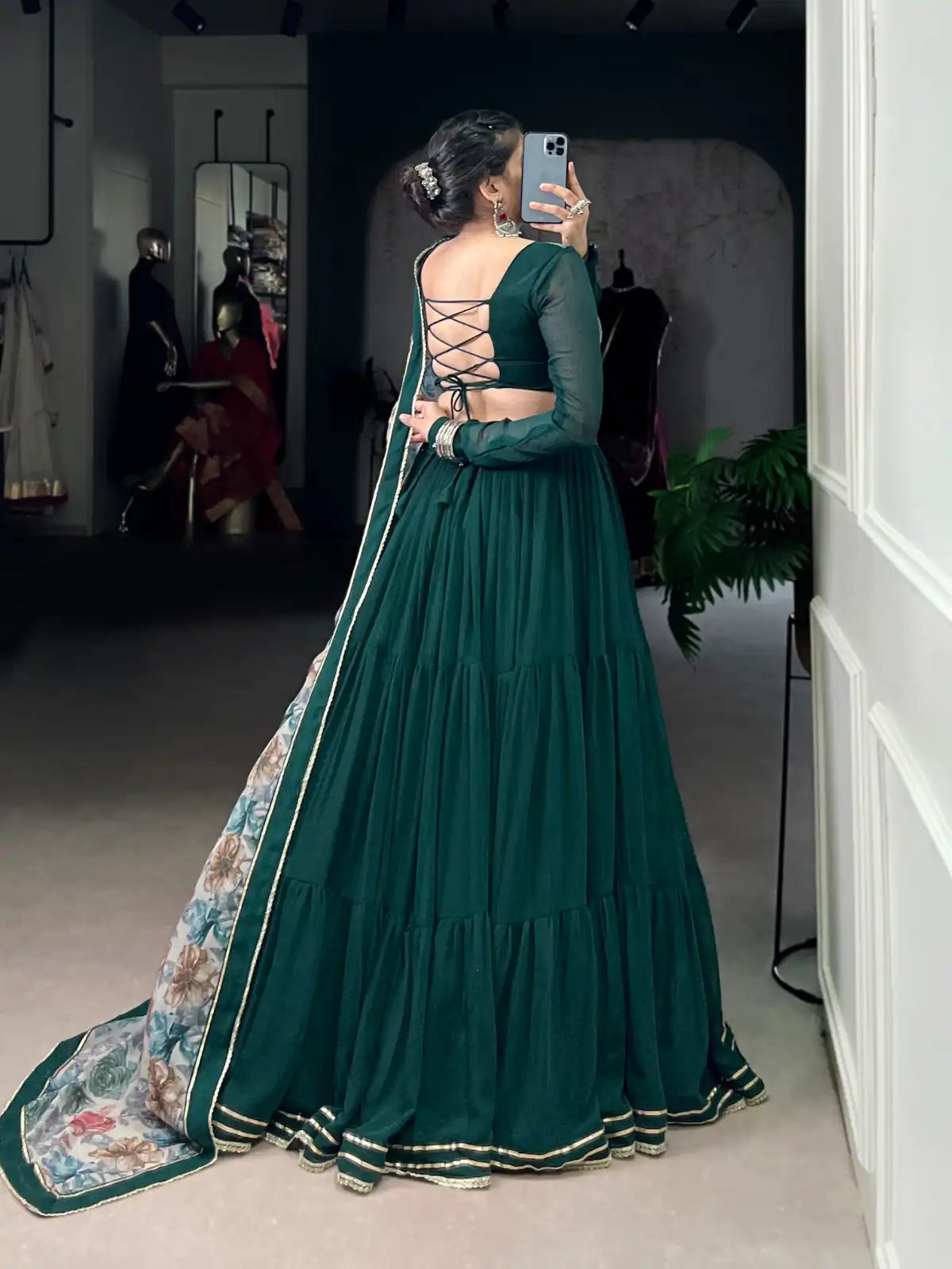 WMN 1710 Marble Ghagra Choli Navratri Collection 2025
