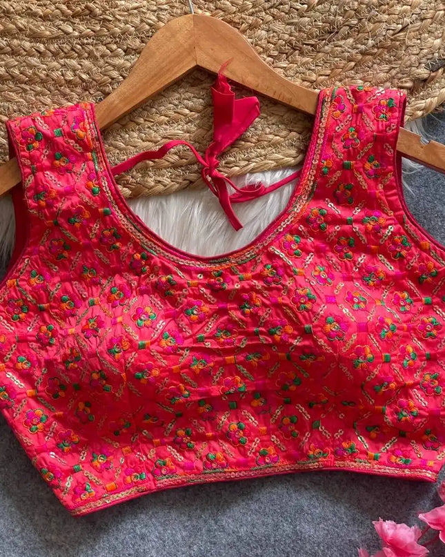 Ruhi Vol 59 Row Silk Readymade Blouse