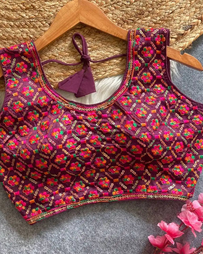 Ruhi Vol 59 Row Silk Readymade Blouse Design