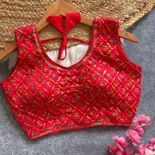 Ruhi Vol 59 Row Silk Readymade Blouse