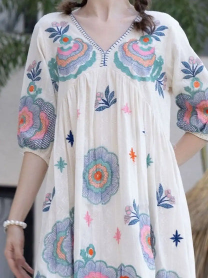 RM Cotton Western Short Top Floral Tunic Collection