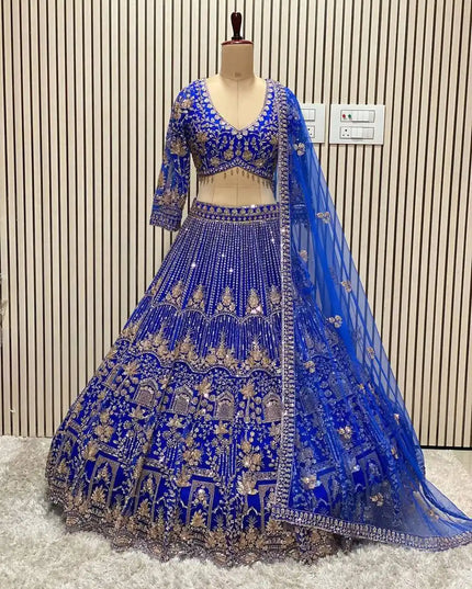 SBD 1790 Soft Net Codding Sequence Lehenga Choli