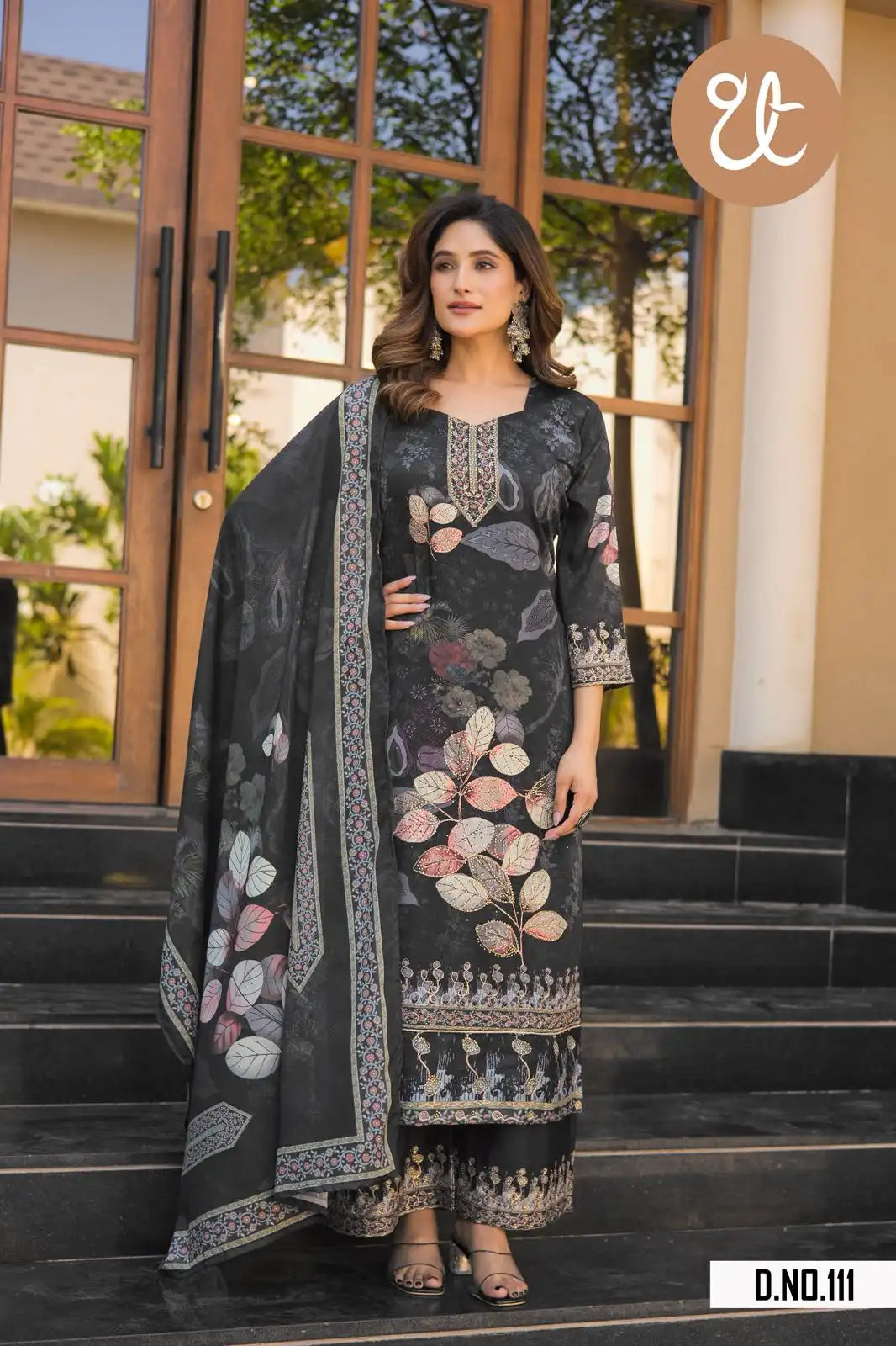 Threadthrill Chinon Digital Printed Readymade Dress Trending Collection